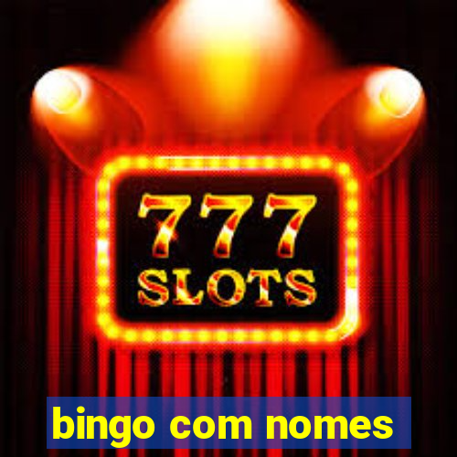 bingo com nomes